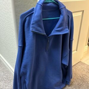 Lululemon Oversized Scuba 1/4 zip